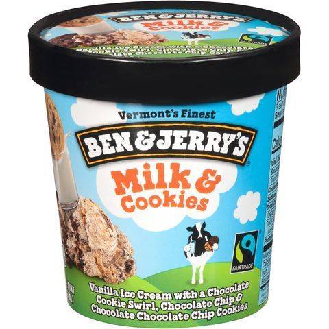 Order Ben & Jerry's Milk and Cookies Pint food online from 7-Eleven store, Shaker Heights on bringmethat.com