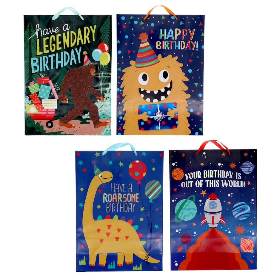 Extra-Large Birthday Gift Bag, Assorted Styles, 1-ct.