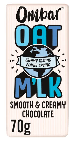 Ombar Oat Milk Smooth & Creamy Chocolate Bar (70g)