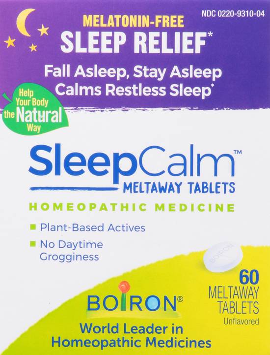 Boiron Sleepcalm Melatonin-Free Sleep Relief (60 ct)