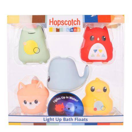 Hopscotch Lane Light Up Animal Bath Toys Baby and Toddler (5 ct)