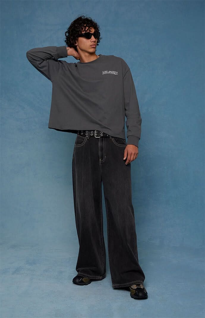 Men's Ryder Ultra Baggy Jeans Vintage Wash Light Indigo 32W  x  32L