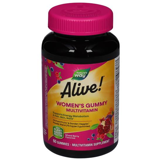 Nature's Way Alive! Alive! Women's Gummy Multivitamin Gummies (60 ct)