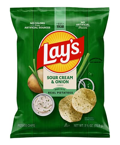 Lay's Sour Cream & Onion 2.625oz