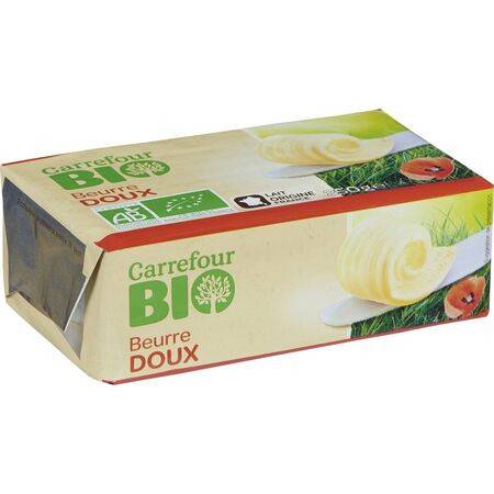 Beurre Doux Bio CARREFOUR BIO - la plaquette de 250g