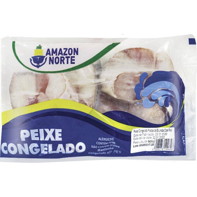 Amazon norte posta de peixe dourada (500g)