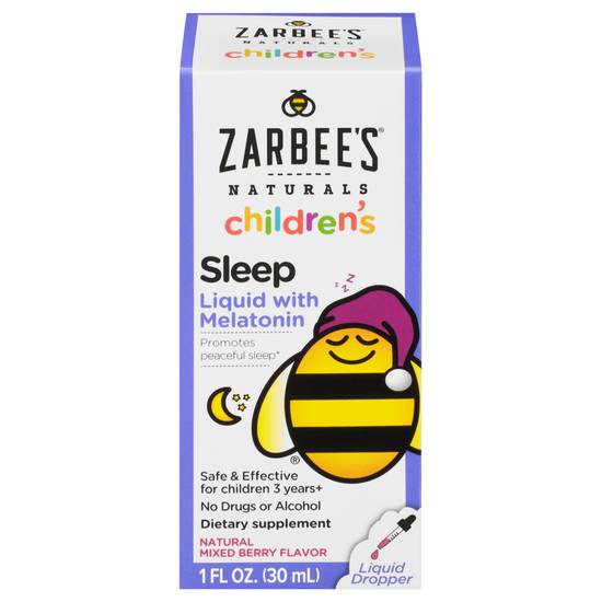 Zarbee's Naturals Sleep Children's Liquid With Melatonin