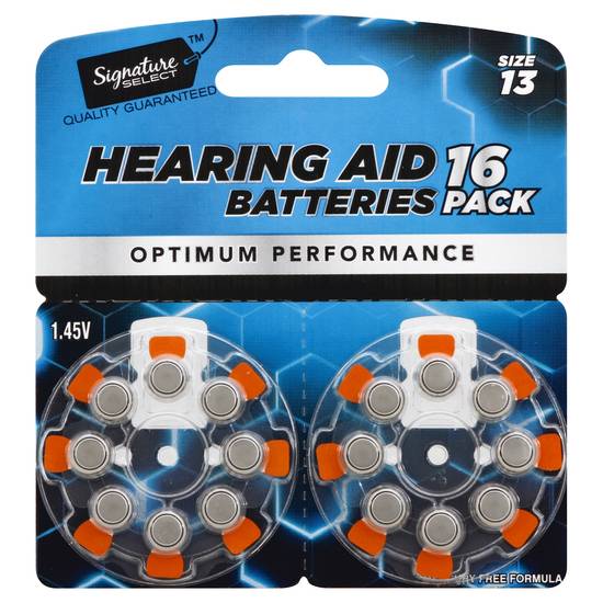 Signature Select Hearing Aid Batteries (16 ct)