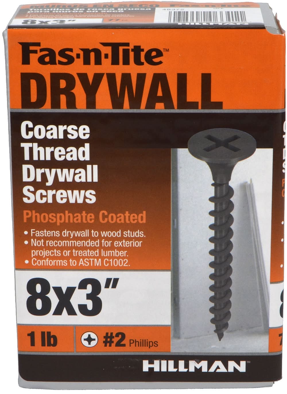 Fas-n-Tite #8 x 3-in Bugle Coarse Thread Drywall Screws 1-lb ( 77 -Pack )