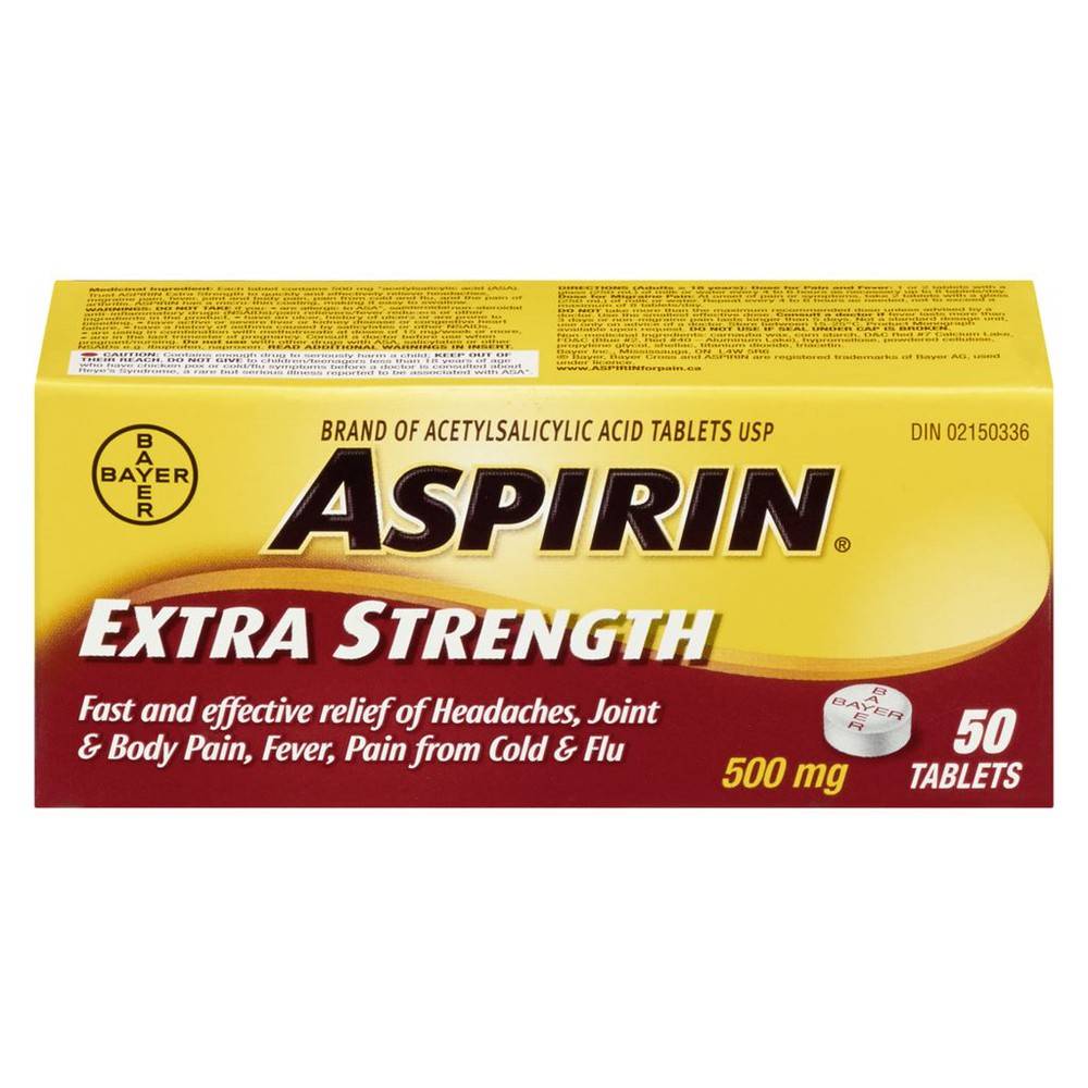 Aspirin 500 Mg Tablets (50 g)