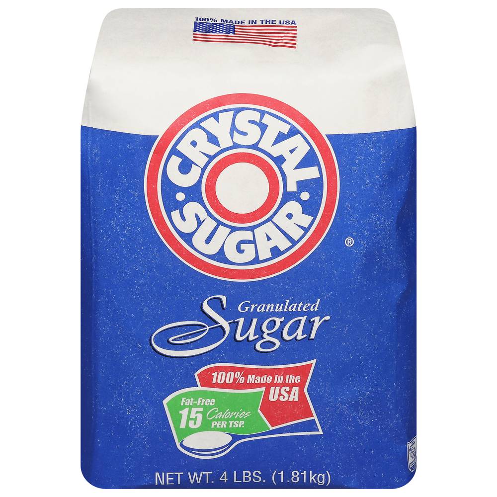 Crystal Sugar Granulated Sugar (4 lbs)