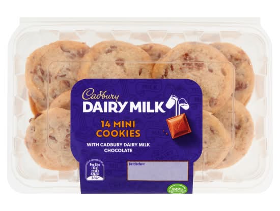 Cadbury Dairy Milk Mini Cookies (14 pack)