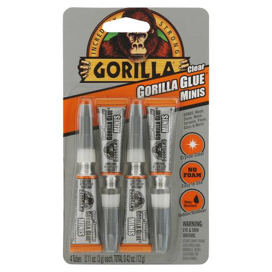 Gorilla Glue Clear Minis (4 ct)