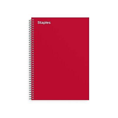 Staples® 3-Subject Subject Notebooks, College Ruled, 150 Sheets, Assorted (83360)