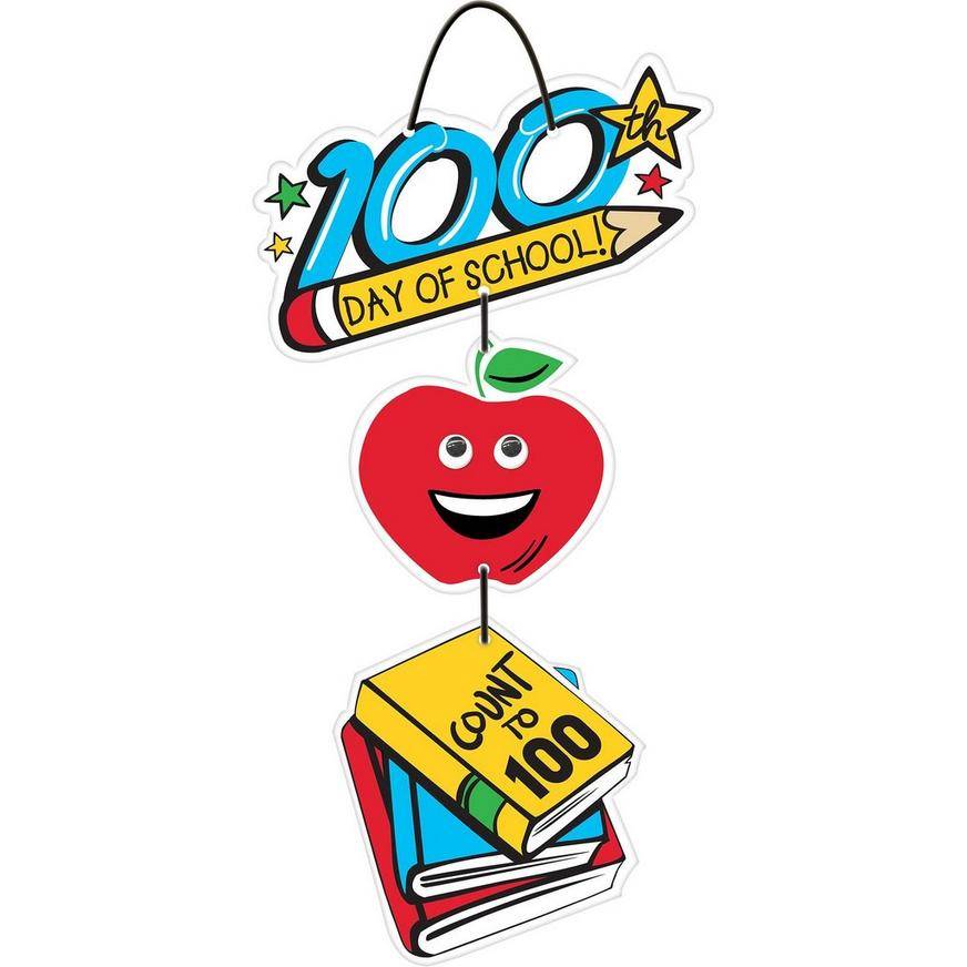 100th Day of School Stacked Sign