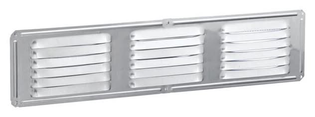 Air Vent 4 In. H X 16 In. L Mill Aluminum Undereave Vent