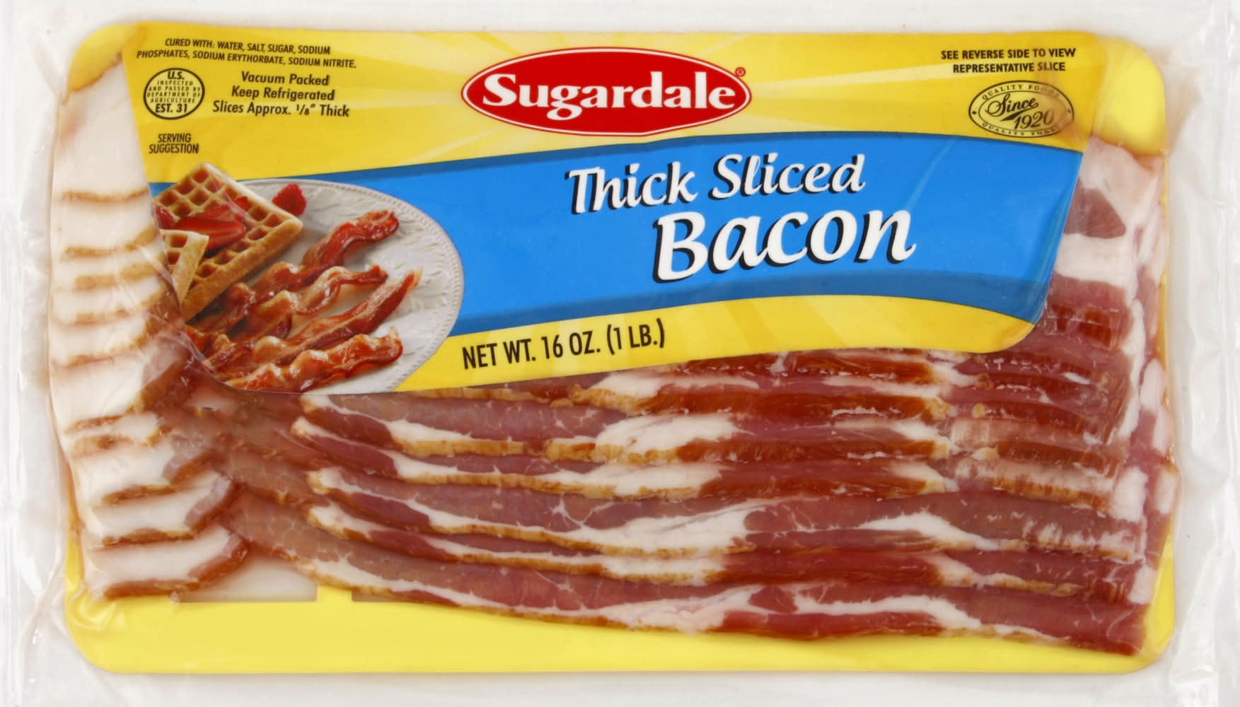 Sugardale Thick Sliced Bacon (16 oz)
