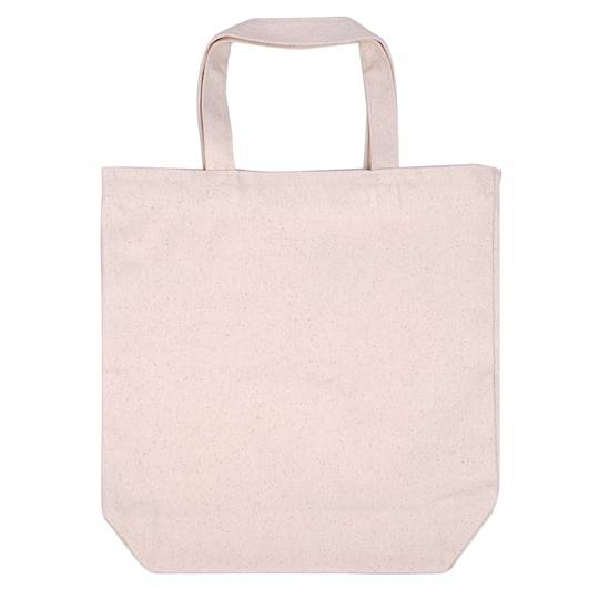 Make Market Natural Cotton Tote Bag, 13.5" x 13.5" x 3.5"