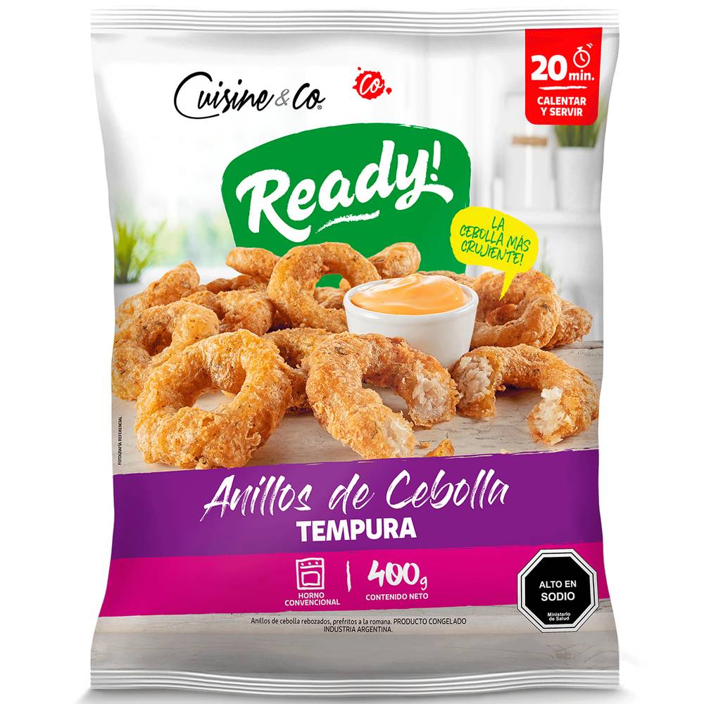 Cuisine & co anillos de cebolla tempura (400 g)