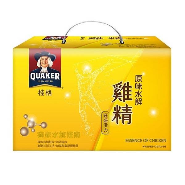 桂格原味水解雞精68mlX18 <68ml毫升 x 18 x 1Box盒>