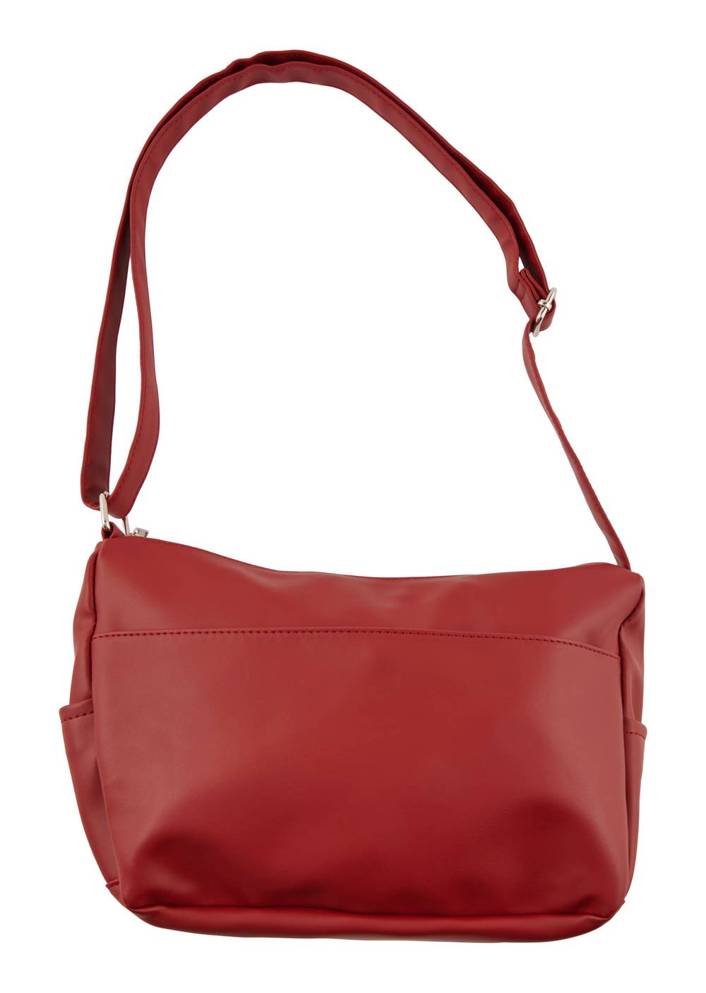 Sac à bandoulière avec fermeture à glissière pour femmes (Taille unique, Rouge) / Women's Crossbody Bag With Zipper (OSFM, Red)