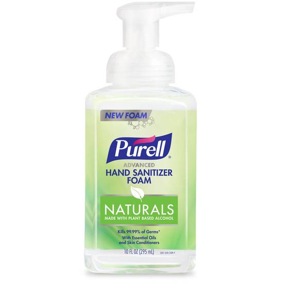 PURELL Naturals Foam Hand Sanitizer, 10OZ
