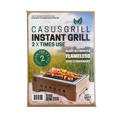 CasusGrill Instant Grill 2x Use EV0100-ENG-100-02 Brown