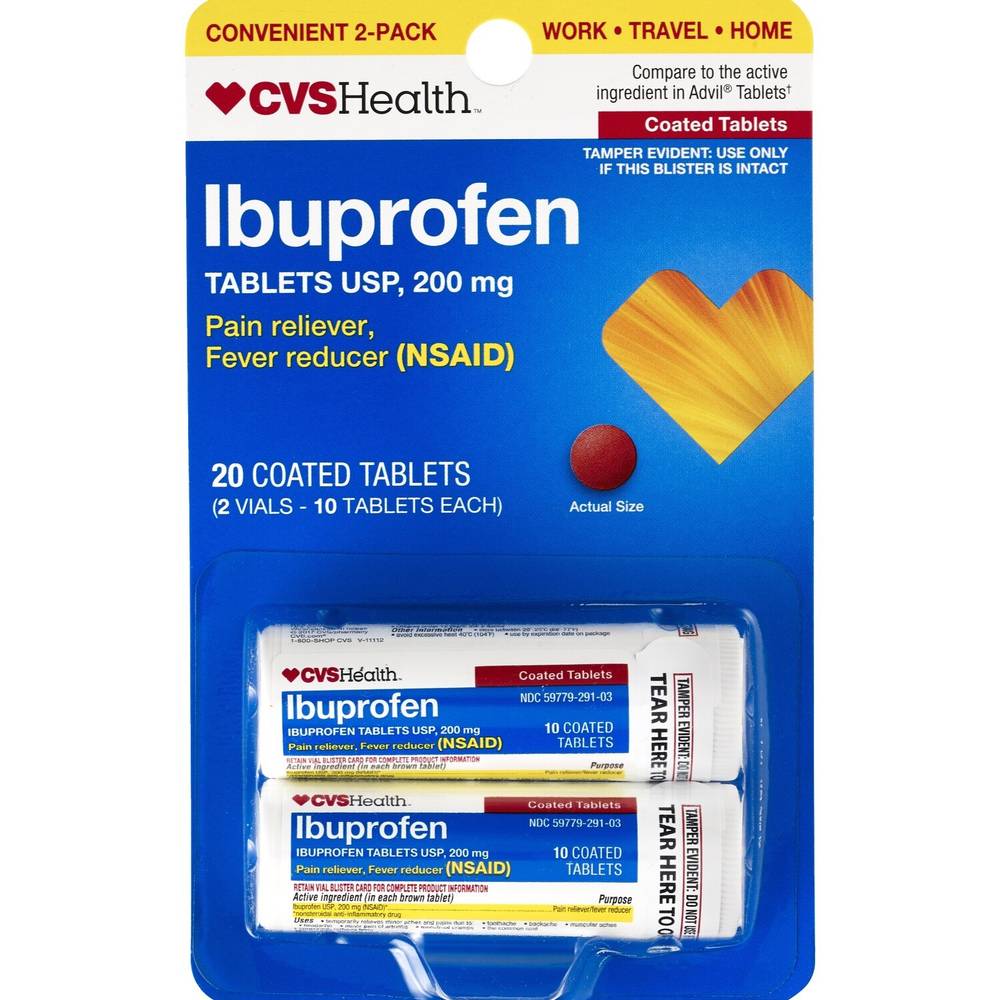 CVS Health Ibuprofen Tablets, 20CT