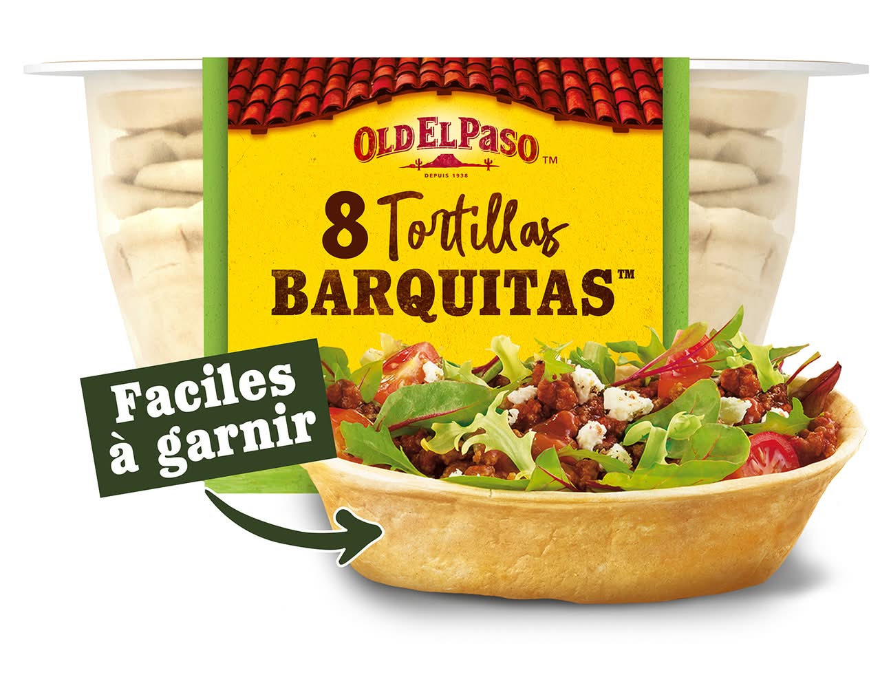 Old El Paso - Barquitas de blé nature (193g)