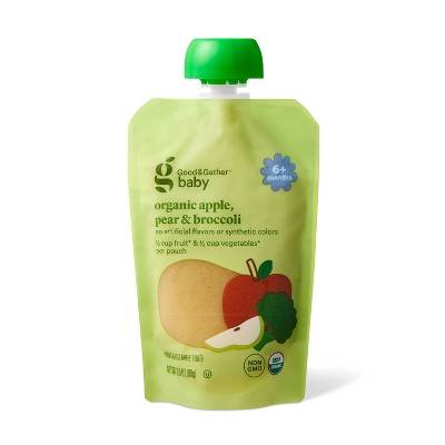 Good & Gather Apple Pear Broccoli Baby Snacks 6+ Months (3.5 oz)