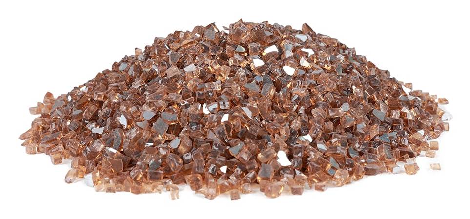Style Selections Copper Fire Glass | GLS-COP-LWS