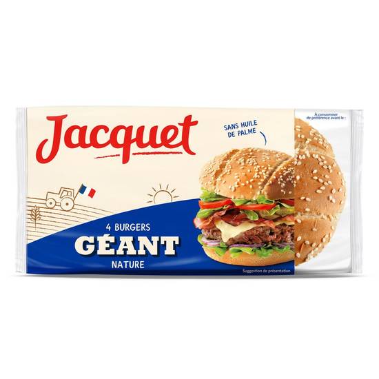 Pain hamburger géant Jacquet 250 g