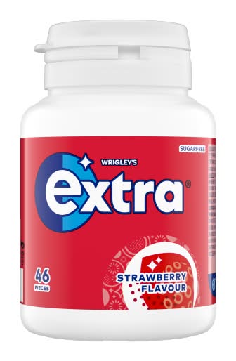 Extra Strawberry, Sugarfree Chewing Gum (46 pack)