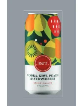 B&T vodka & kiwi ,peach & strawberry 440 6 pack