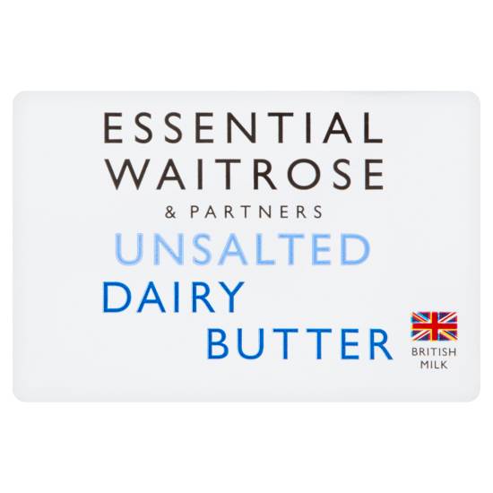 Essential Waitrose & Partners Unsalted Dairy Butter