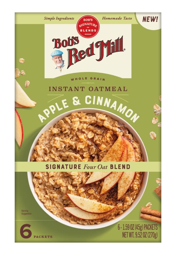 Bob's Red Mill Whole Grain Apple & Cinnamon Instant Oatmeal Packets