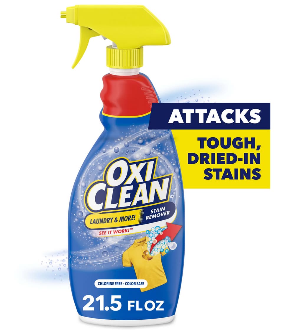 Oxiclean Laundry Stain Remover Spray Attacks Tough Dried-In Stains 21.5 Fl Oz
