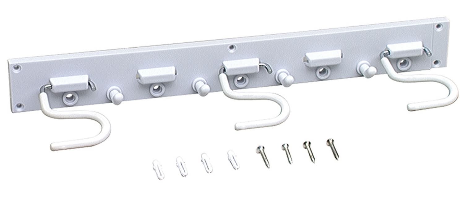 Crawford 16 In. L White Steel Adjustable Storage Organizer Rack 12 Lb. Cap. 1 Pk