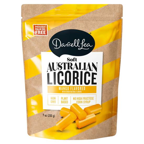 Darrell Lea Mango Flavored Soft Australian Licorice