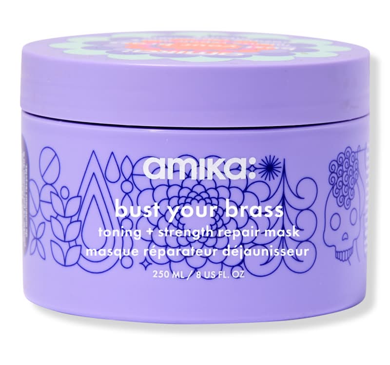 Amika Bust Your Brass Toning and Strength Repair Mask 8.0 oz