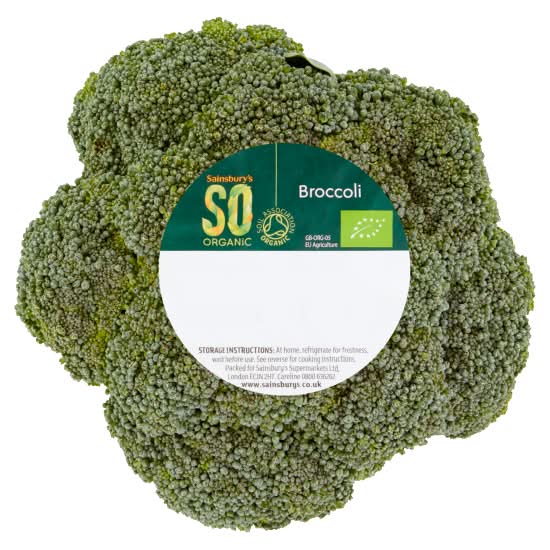 Sainsbury's So Organic Broccoli (1.38lbs)