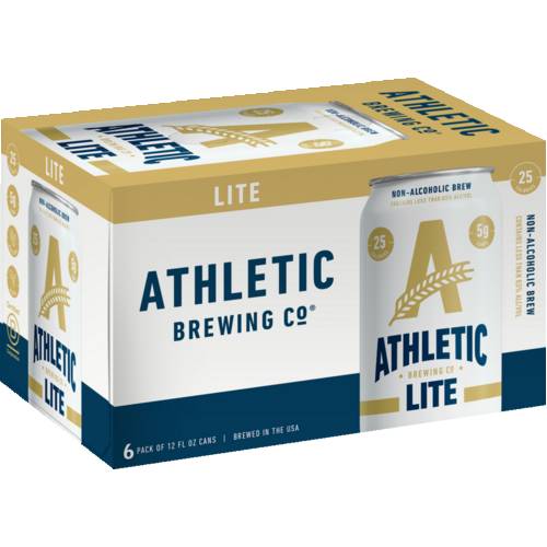 Athletic Brewing Co Lite NA 6 Pack Cans
