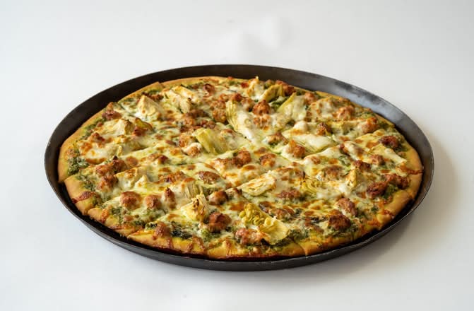 Cauliflower Chicken Sausage, Artichoke & Pesto Pizza - Personal