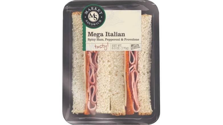 Deli Express Italian Mega Wedge Sandwich - Pack of 8