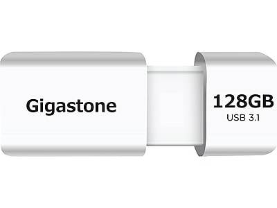 Gigastone 128gb Usb 3.1 Type-A Flash Drive (white)
