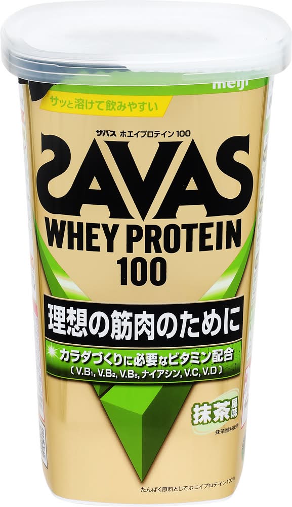 明治 ザバス ホエイプロテイン１００ 抹茶風味 (280g)