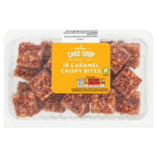 Morrisons Caramel, Cake Shop on Market Street Crispy Bites (18 pack)