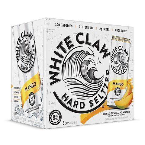 White Claw Hard Seltzer Mango 6pk - 12oz Can