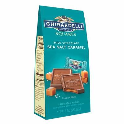 Ghirardelli Sea Salt Caramel Milk Chocolate Squares (6.3 oz)