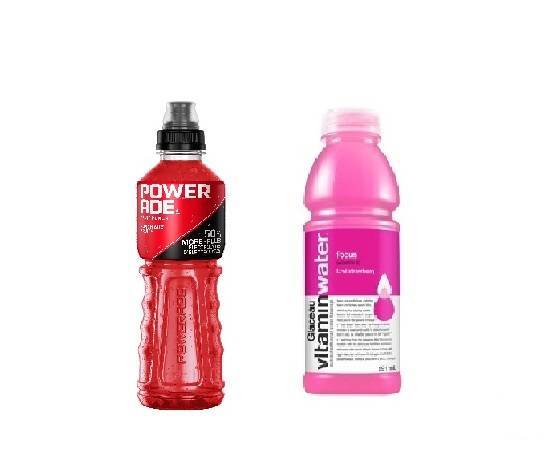 Powerade & Glaceau Vitamin Water 2 for $5